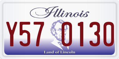IL license plate Y570130