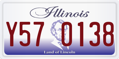 IL license plate Y570138