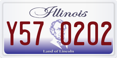 IL license plate Y570202