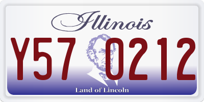 IL license plate Y570212