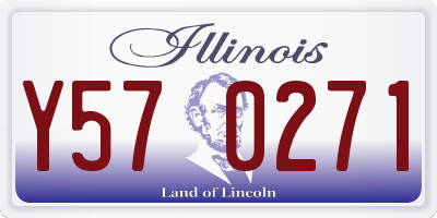 IL license plate Y570271