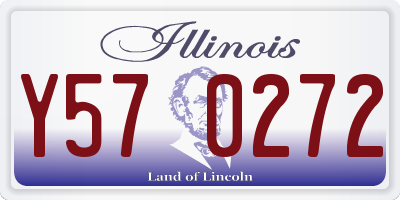 IL license plate Y570272