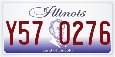 IL license plate Y570276