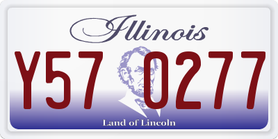 IL license plate Y570277