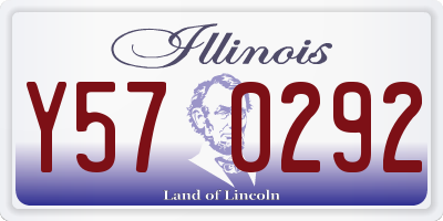 IL license plate Y570292