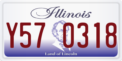 IL license plate Y570318