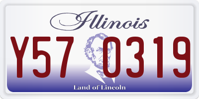 IL license plate Y570319