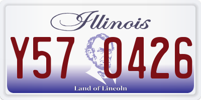IL license plate Y570426
