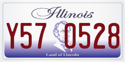 IL license plate Y570528