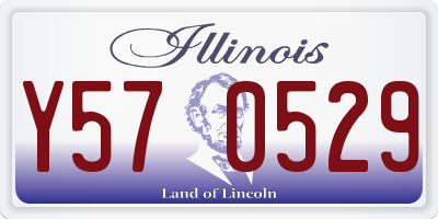 IL license plate Y570529