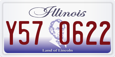 IL license plate Y570622