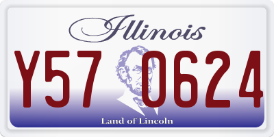 IL license plate Y570624