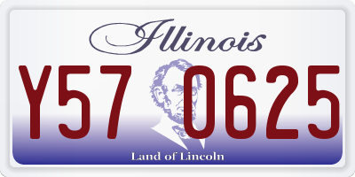 IL license plate Y570625