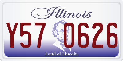 IL license plate Y570626