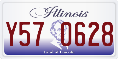 IL license plate Y570628