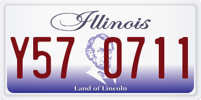 IL license plate Y570711