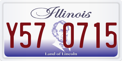 IL license plate Y570715