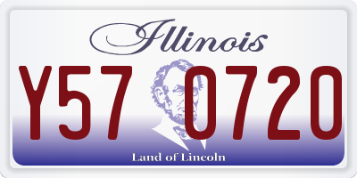 IL license plate Y570720