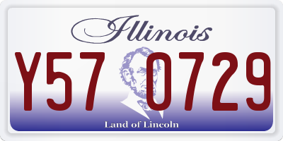 IL license plate Y570729