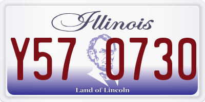 IL license plate Y570730