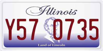 IL license plate Y570735