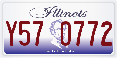 IL license plate Y570772