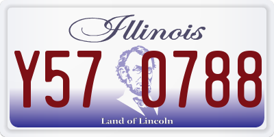 IL license plate Y570788