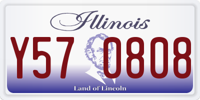 IL license plate Y570808