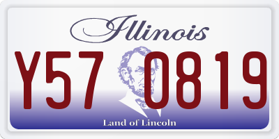 IL license plate Y570819