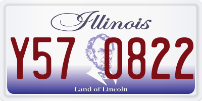 IL license plate Y570822