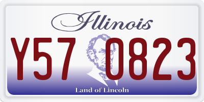 IL license plate Y570823