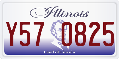 IL license plate Y570825