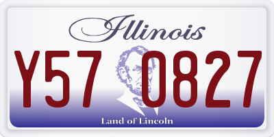 IL license plate Y570827