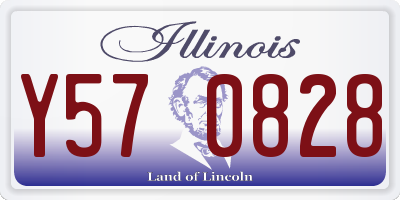 IL license plate Y570828