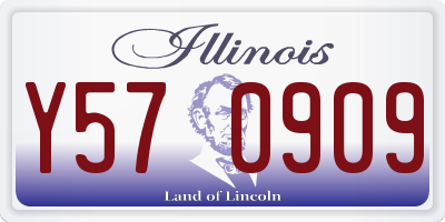 IL license plate Y570909