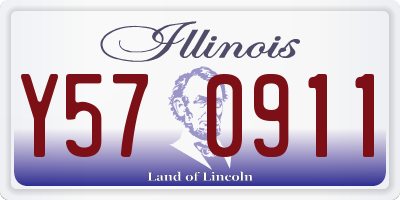 IL license plate Y570911