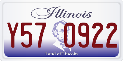 IL license plate Y570922