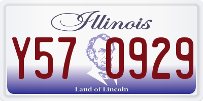 IL license plate Y570929