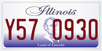 IL license plate Y570930