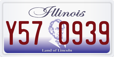 IL license plate Y570939
