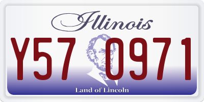 IL license plate Y570971