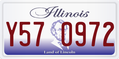 IL license plate Y570972