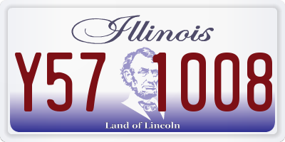 IL license plate Y571008