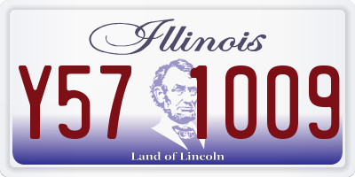 IL license plate Y571009