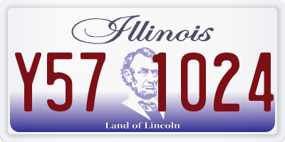 IL license plate Y571024