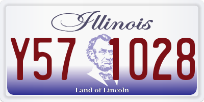 IL license plate Y571028