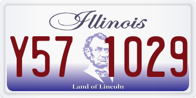 IL license plate Y571029