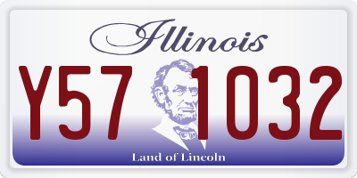 IL license plate Y571032