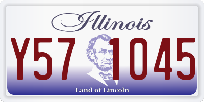 IL license plate Y571045