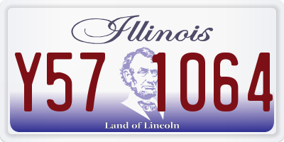 IL license plate Y571064
